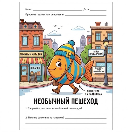 Рыба на прогулке