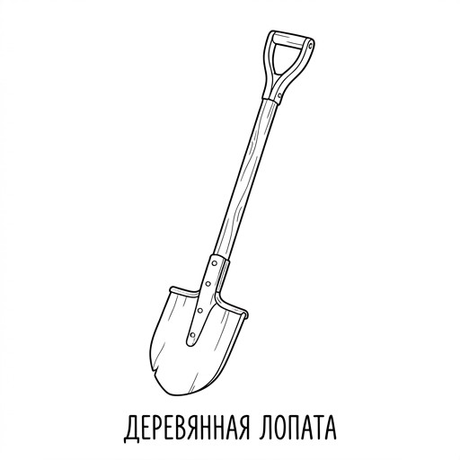 Деревянная лопата