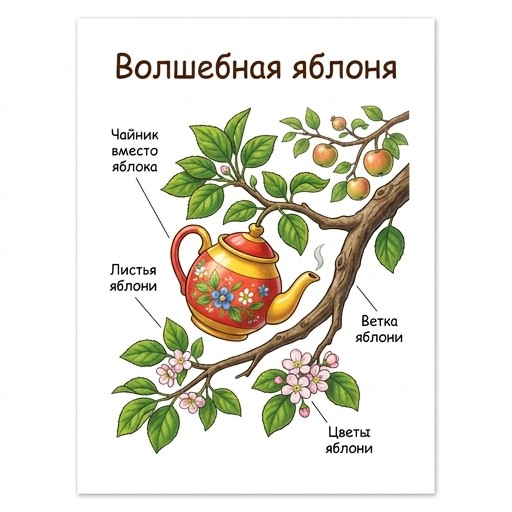Чайник на дереве