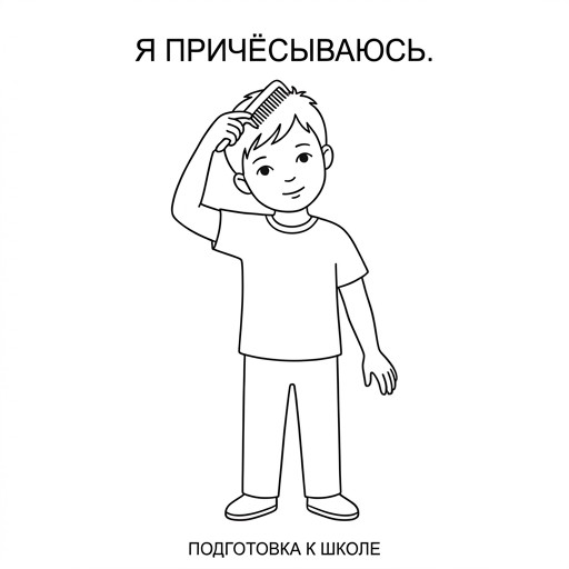 Причесывается