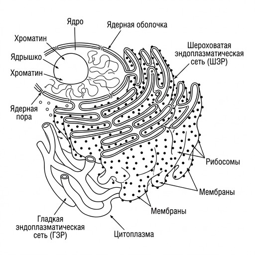 Эндоплазматическая сеть