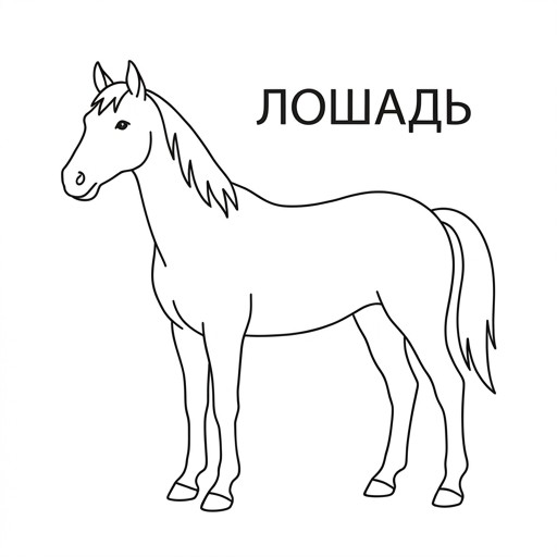 Лошадь