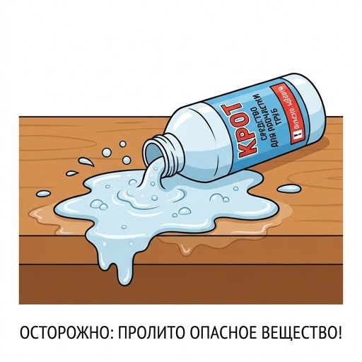 Отравление щелочью