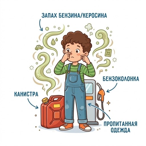 Отравление нефтепродуктами