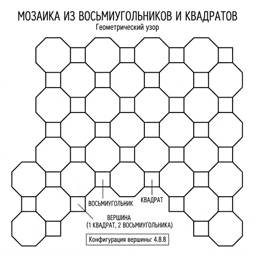 Восьмиугольники и квадраты