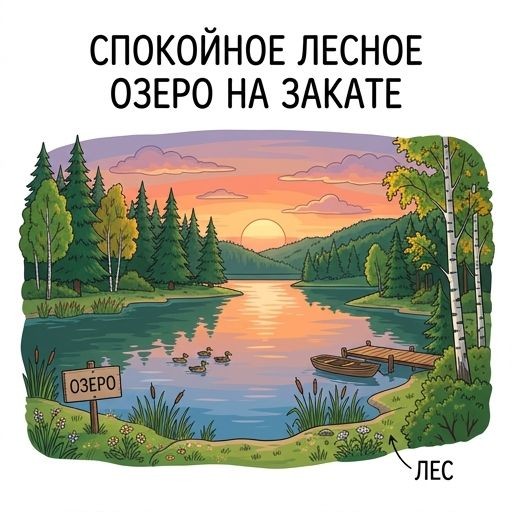 Лесное озеро