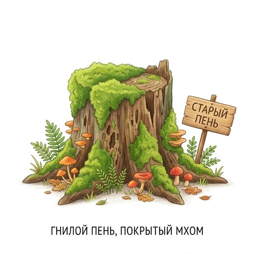 Гнилой пень
