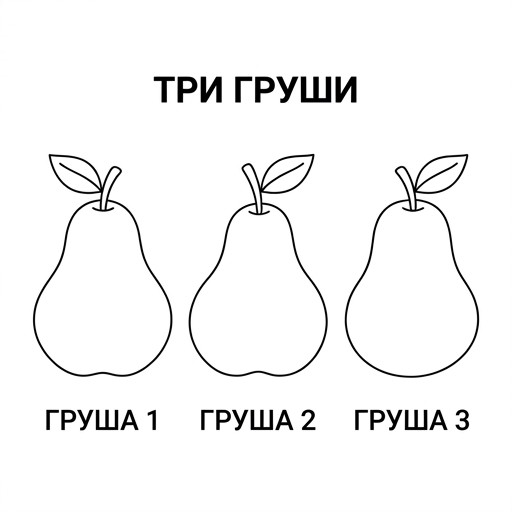 3 груши