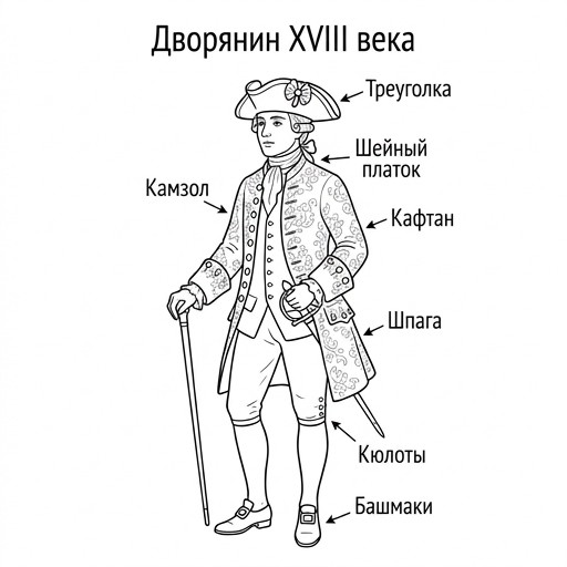 Дворянин в кафтане