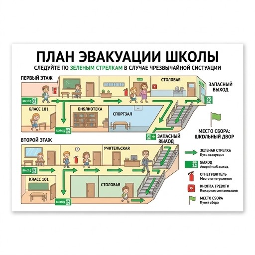 План эвакуации