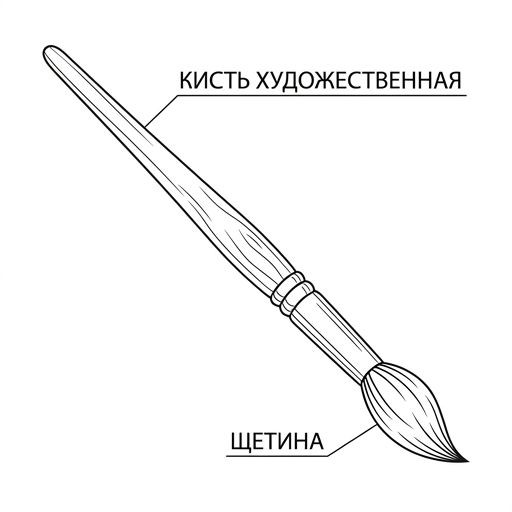 Кисть для рисования