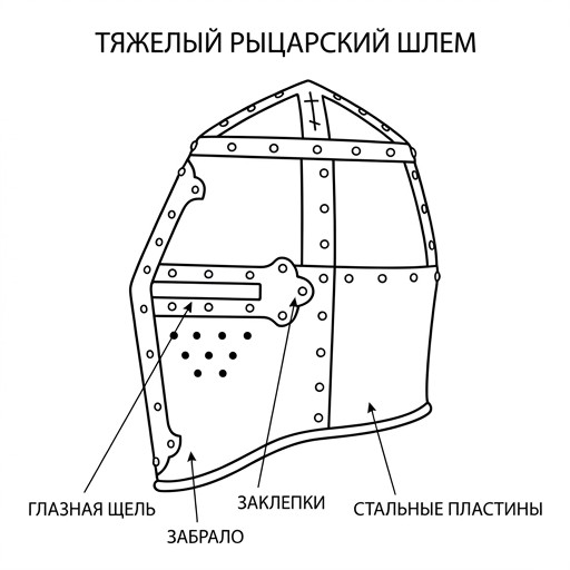 Шлем рыцаря