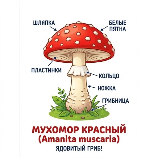 Мухомор красный