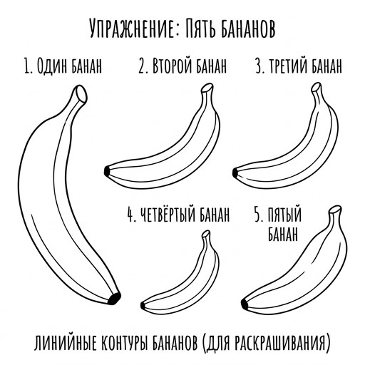 5 бананов