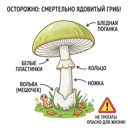 Бледная поганка