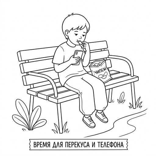 Телефон и чипсы