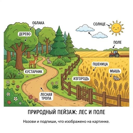 Лес и поле