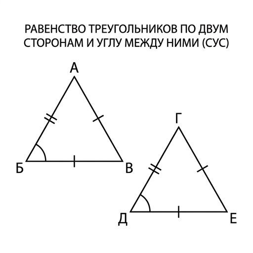 По двум сторонам и углу