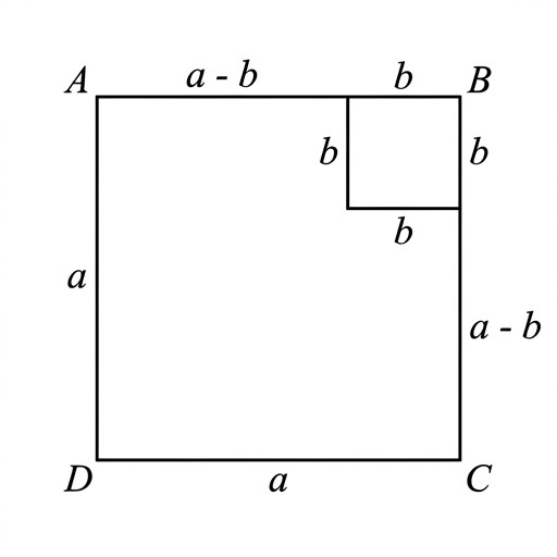 Разность квадратов $a^2 - b^2$