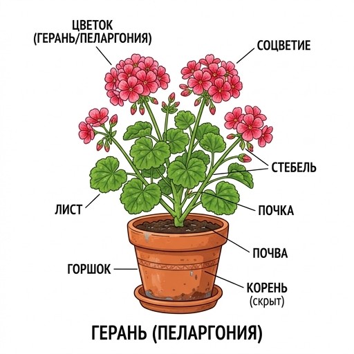 Герань