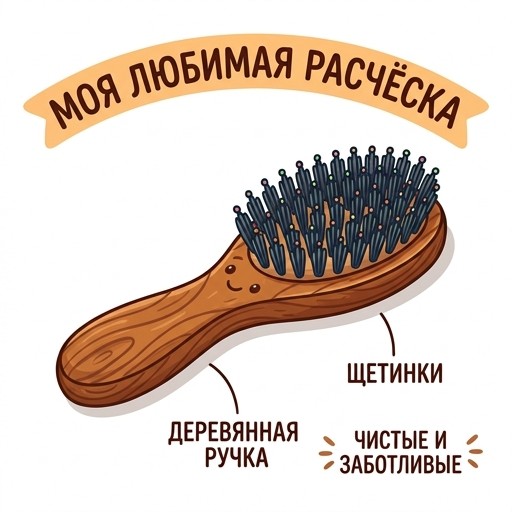 Я помогаю волосам быть аккуратными