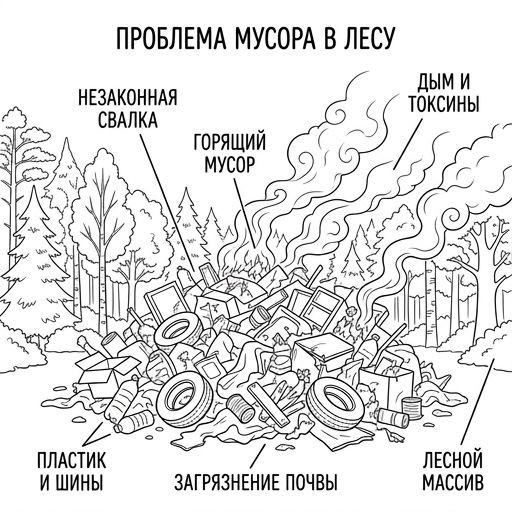 Загрязнение и пожар