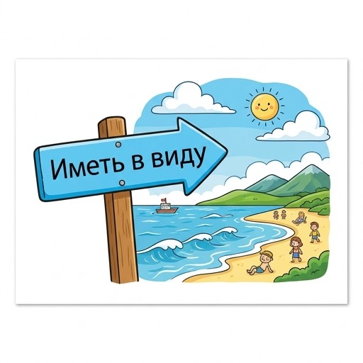 Иметь в виду
