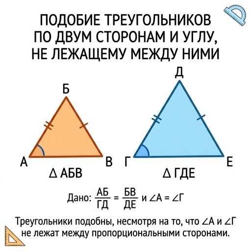Две стороны и угол не между ними