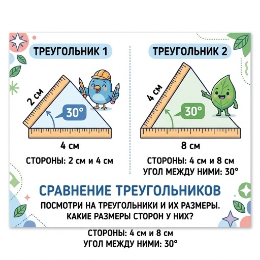 Две стороны и угол между ними