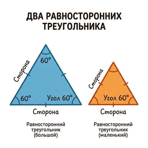 Равносторонние треугольники