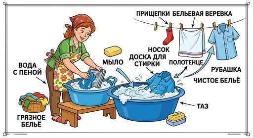 Стирать