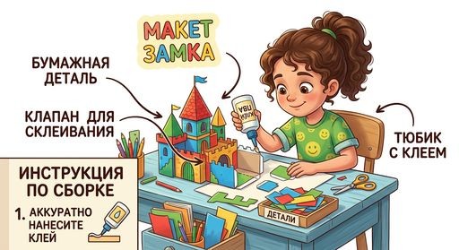 клеить