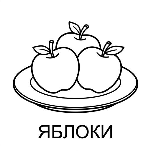 Три яблока