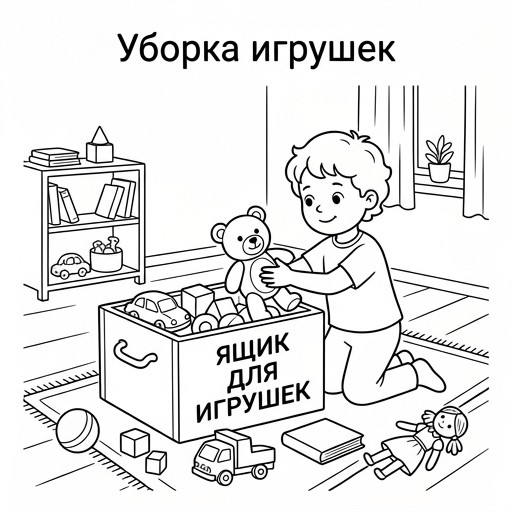 Уборка игрушек