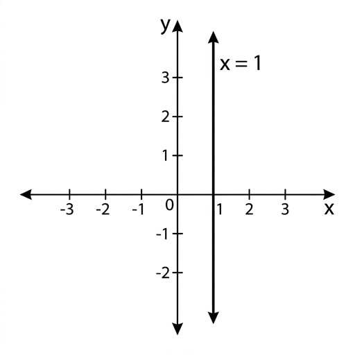 x=1