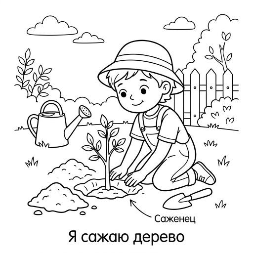 Посадка дерева