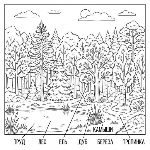 Лес