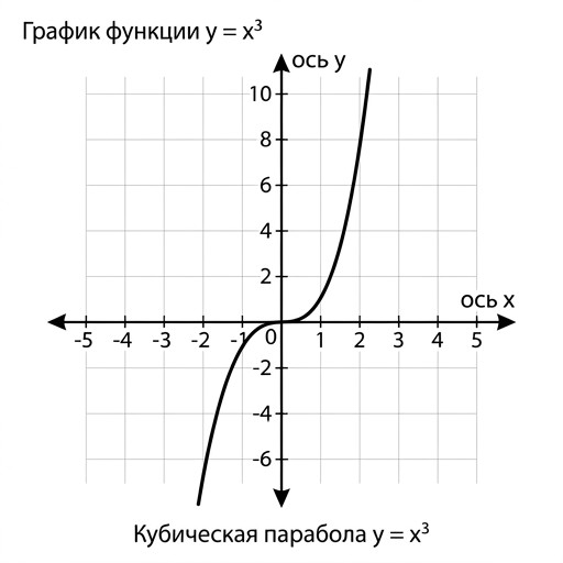$y = x^3$