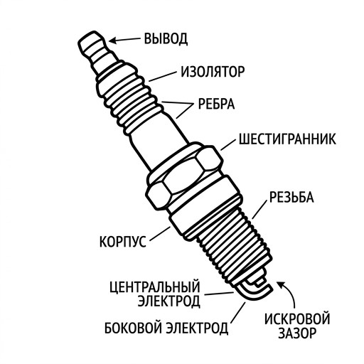 Свеча зажигания