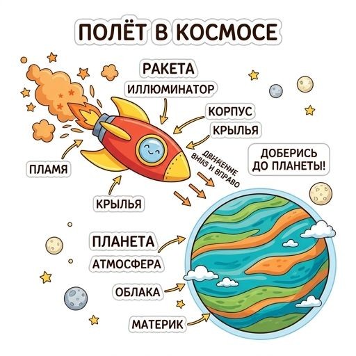 $k < 0$ (Сближение)