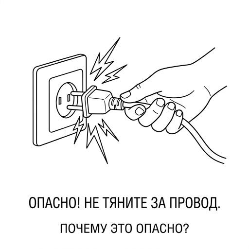 Тянуть за провод