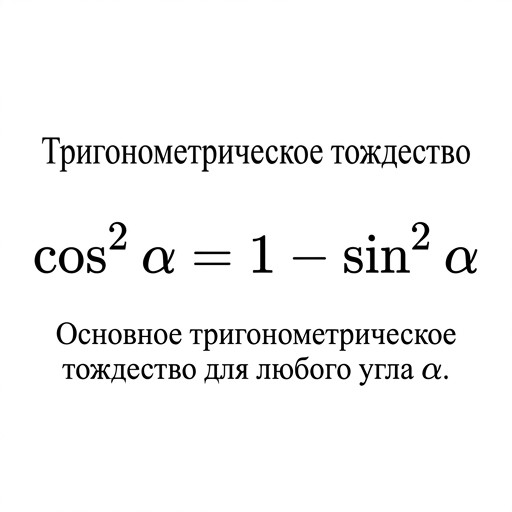 Нахождение косинуса