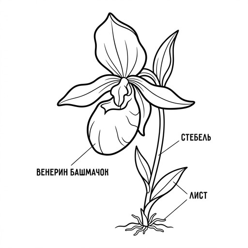 Венерин башмачок (Орхидея)