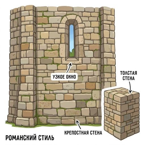 Массивная стена