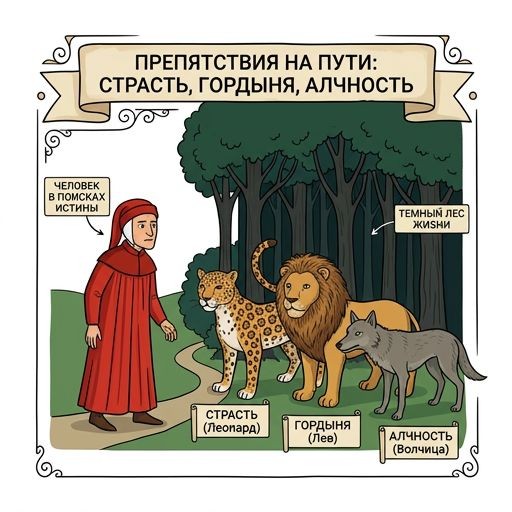 Аллегория «Божественной комедии»