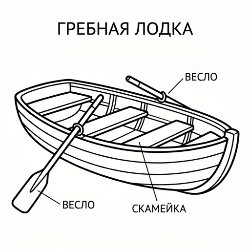 Вёсельная лодка