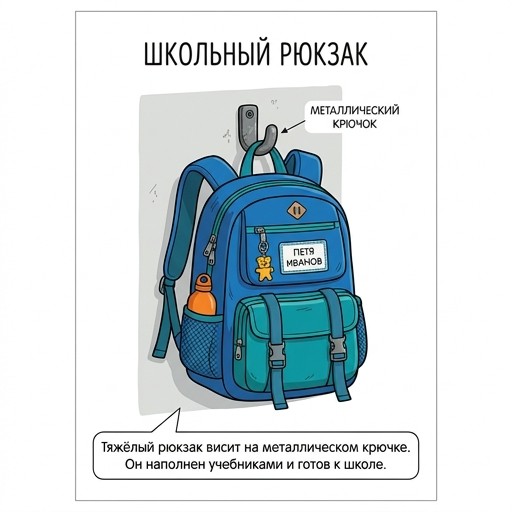 Рюкзак на крючке