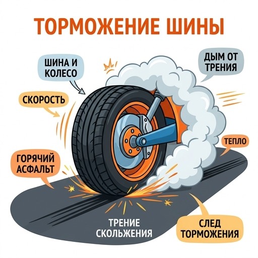 Торможение авто