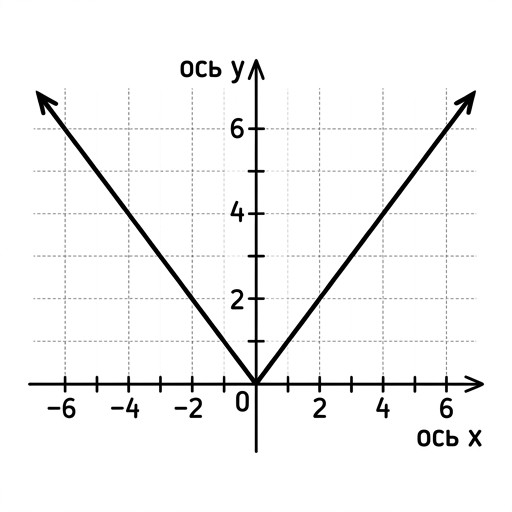 $y = |x|$