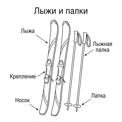 лыжи